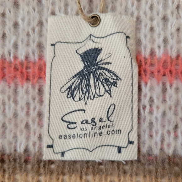 Easel Los Angeles Stripped Knit Sweater - Picture 4 of 14